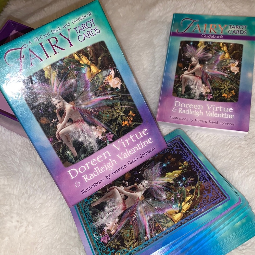 Fairy Tarot cards Doreen Virtue. Pagan